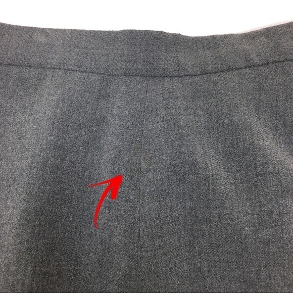 BCBGMAXAZRIA Skirt Pencil Solid Grey Career Work Suit Minimalist Neutral Size 6 - Picture 9 of 13